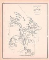 Alton North, New Hampshire State Atlas 1892 Uncolored